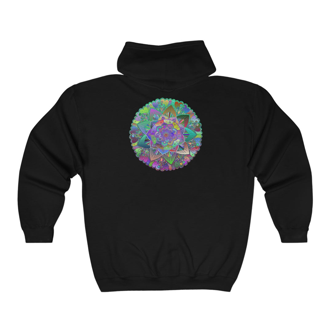 Vibrant Mandala Hoodie - Colorful & Psychedelic Hoodie - Blululi