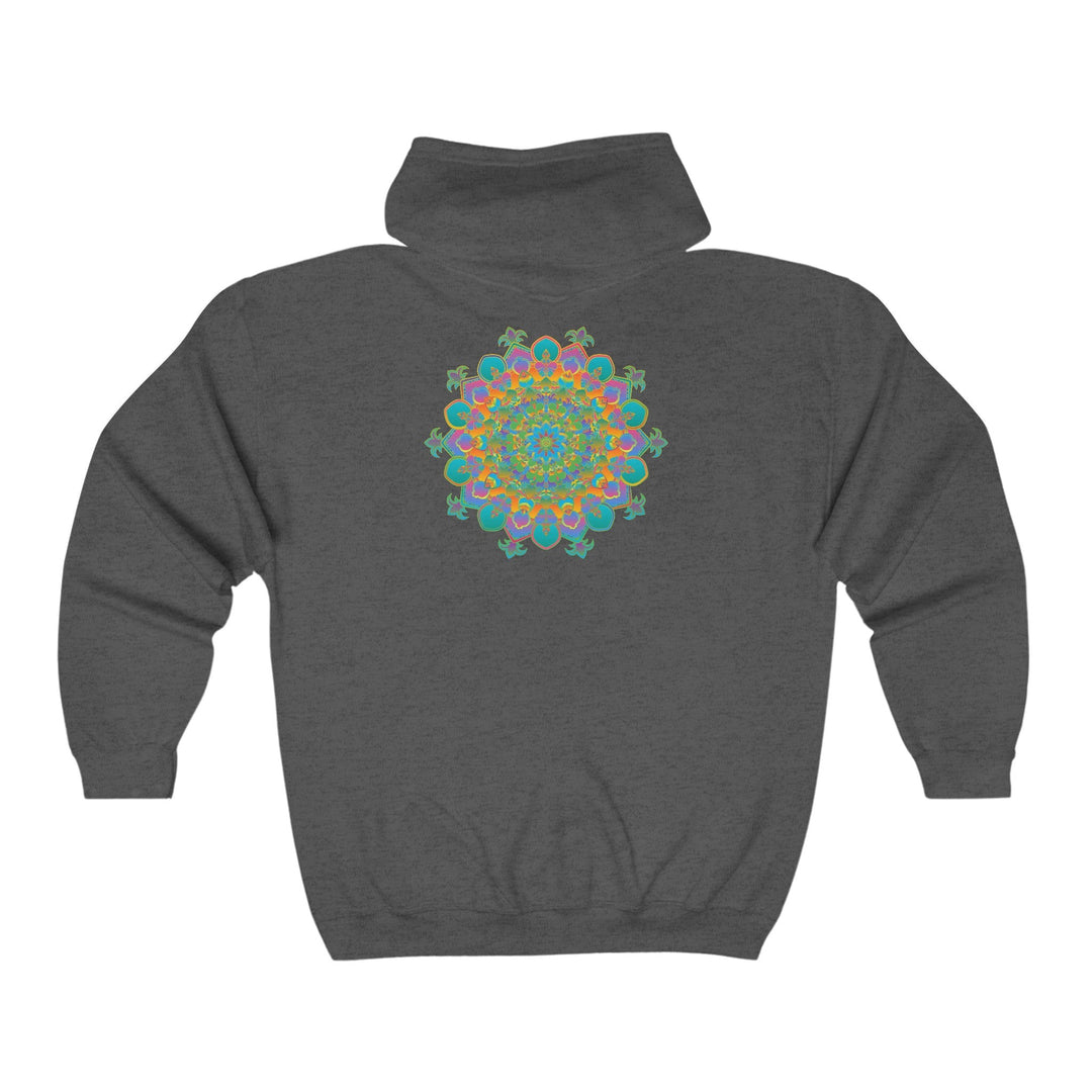 Vibrant Mandala Hoodie - Colorful & Psychedelic Hoodie - Blululi