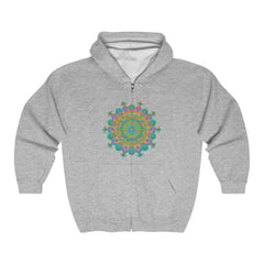 Vibrant Mandala Hoodie - Colorful & Psychedelic Hoodie - Blululi