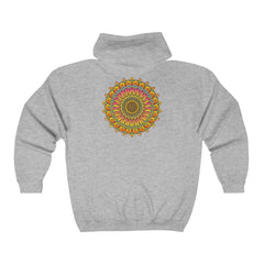 Vibrant Mandala Hoodie - Colorful Spiritual Art Hoodie - Blululi