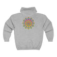 Vibrant Mandala Hoodie - Colorful Spiritual Design Hoodie - Blululi