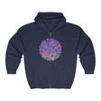 Vibrant Mandala Hoodie - Colorful Spiritual Design Hoodie - Blululi