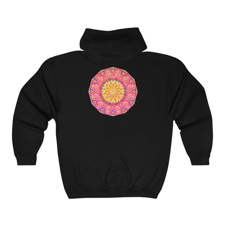 Vibrant Mandala Hoodie - Colorful & Symmetrical Hoodie - Blululi