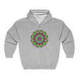 Vibrant Mandala Hoodie - Cosmic Art Hoodie - Blululi