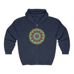 Vibrant Mandala Hoodie - Cosmic Art Hoodie - Blululi