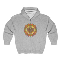 Vibrant Mandala Hoodie - Geometric Art Hoodie - Blululi