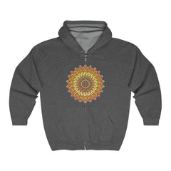 Vibrant Mandala Hoodie - Geometric Art Hoodie - Blululi