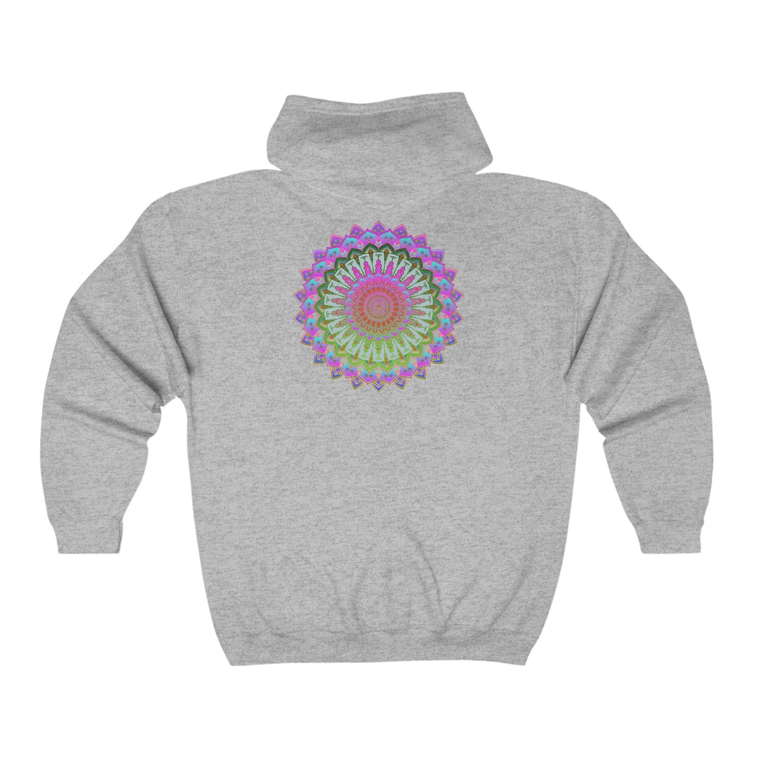 Vibrant Mandala Hoodie - Intricate Design Hoodie - Blululi