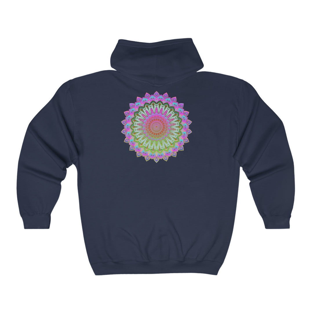 Vibrant Mandala Hoodie - Intricate Design Hoodie - Blululi