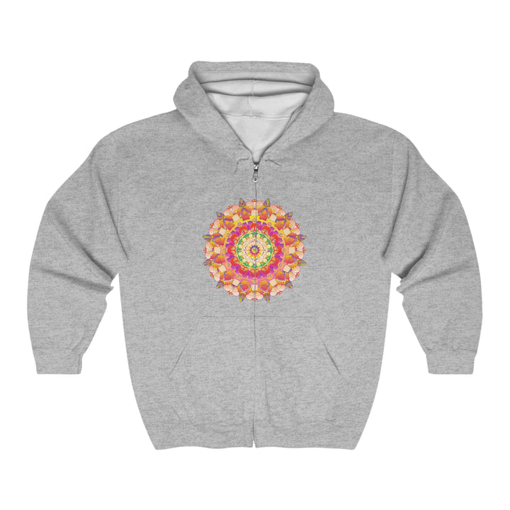 Vibrant Mandala Hoodie - Intricate Design Hoodie - Blululi