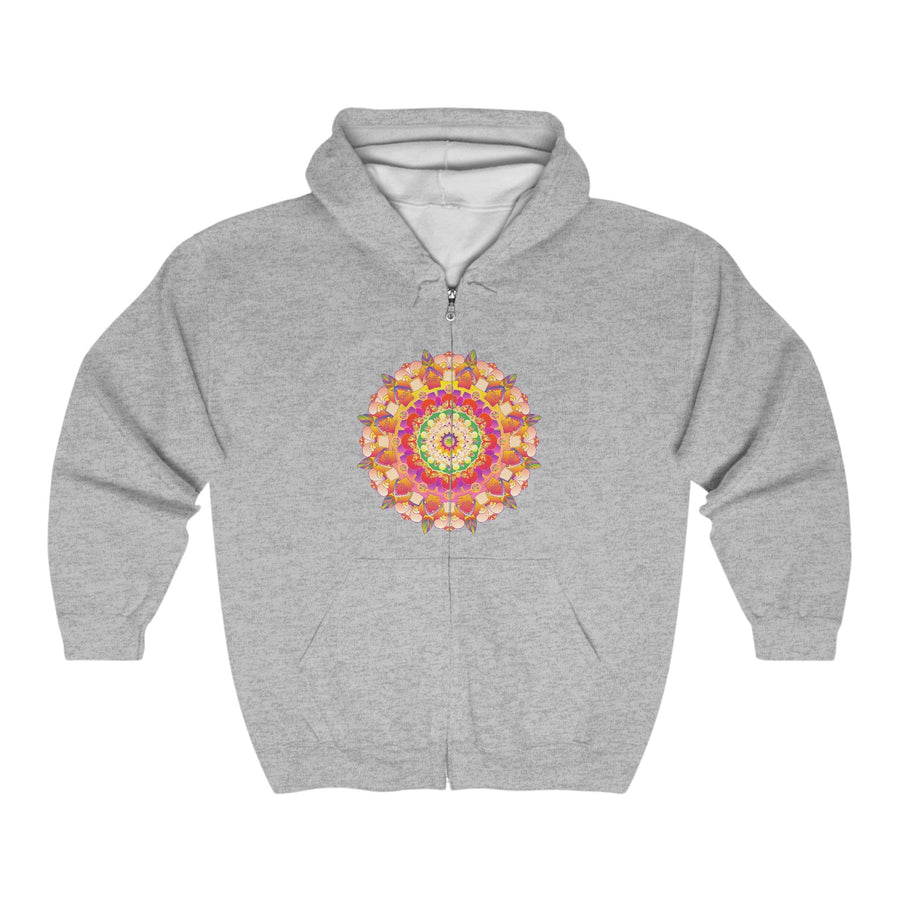 Vibrant Mandala Hoodie - Intricate Design Hoodie - Blululi