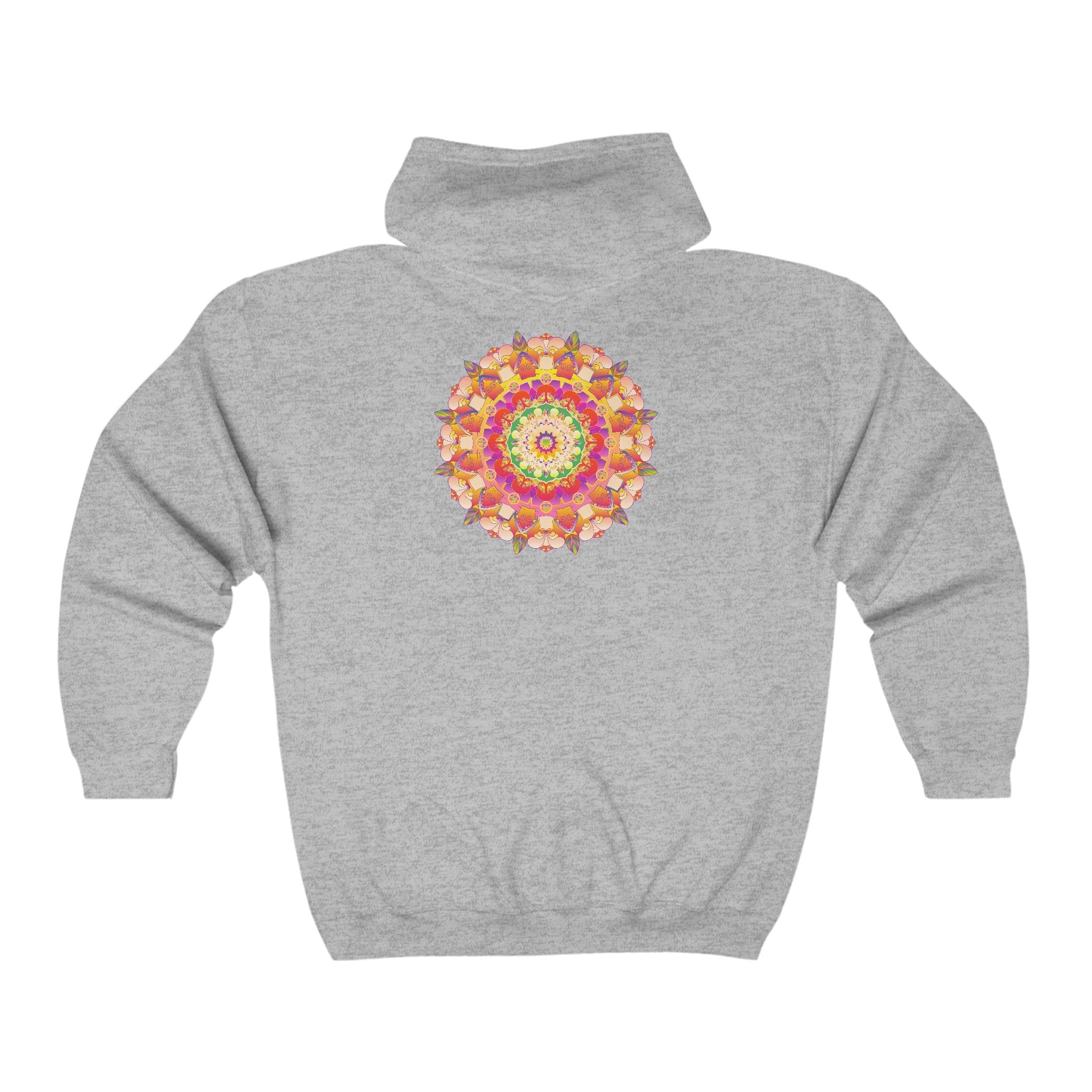 Vibrant Mandala Hoodie - Intricate Design Hoodie - Blululi