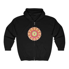Vibrant Mandala Hoodie - Intricate Design Hoodie - Blululi