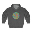 Vibrant Mandala Hoodie - Peace & Tranquility Hoodie - Blululi