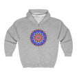 Vibrant Mandala Hoodie - Psychedelic Art Hoodie - Blululi