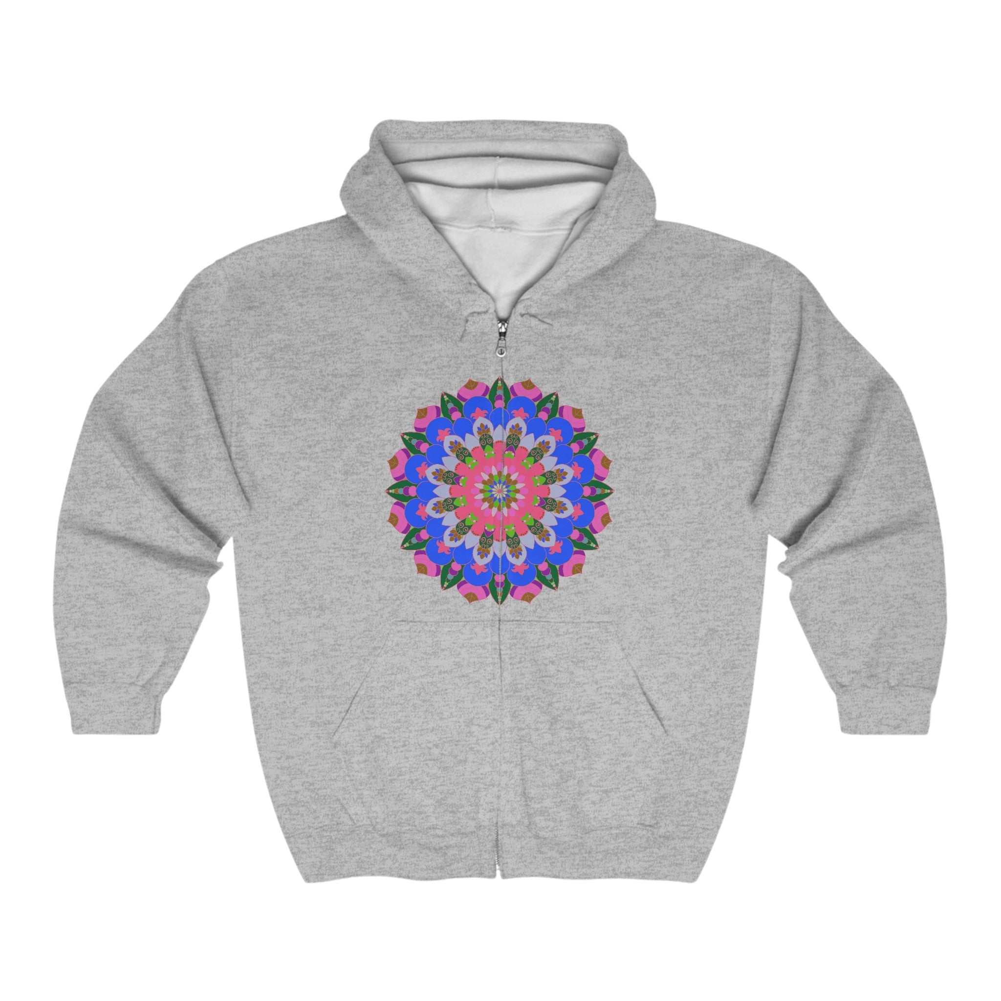 Vibrant Mandala Hoodie - Psychedelic Art Hoodie - Blululi