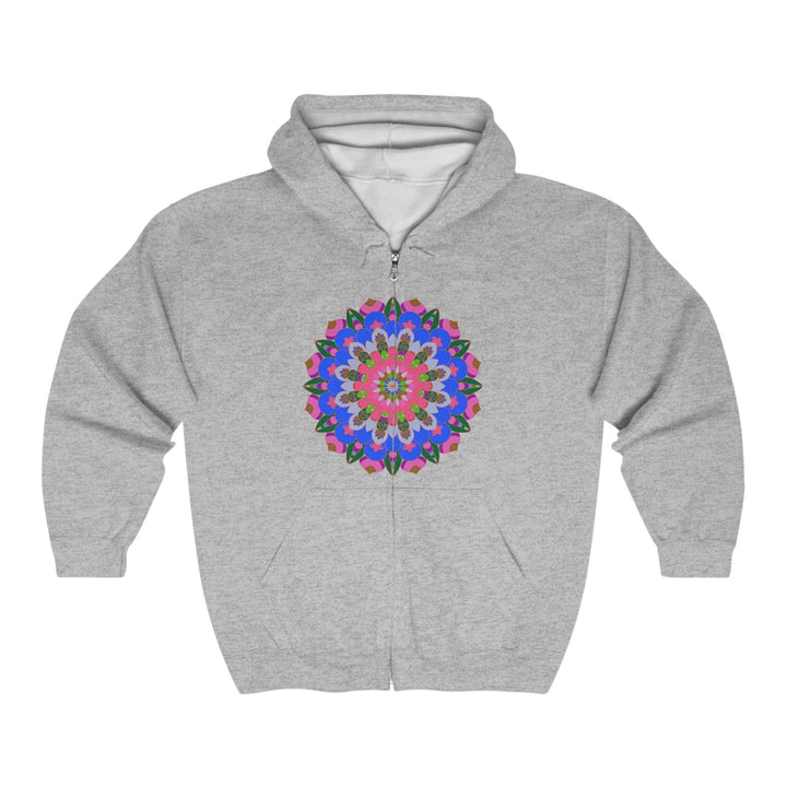 Vibrant Mandala Hoodie - Psychedelic Art Hoodie - Blululi