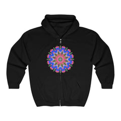 Vibrant Mandala Hoodie - Psychedelic Art Hoodie - Blululi
