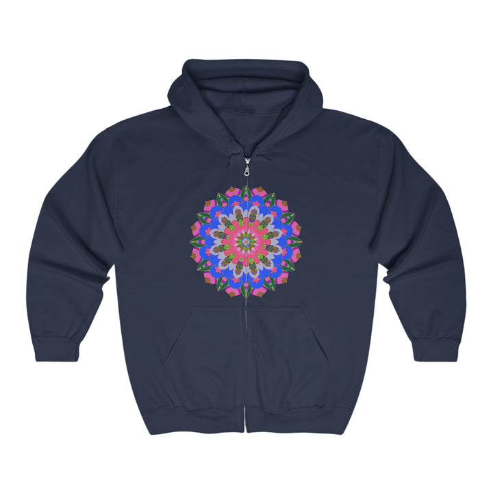 Vibrant Mandala Hoodie - Psychedelic Art Hoodie - Blululi