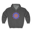 Vibrant Mandala Hoodie - Psychedelic Art Hoodie - Blululi