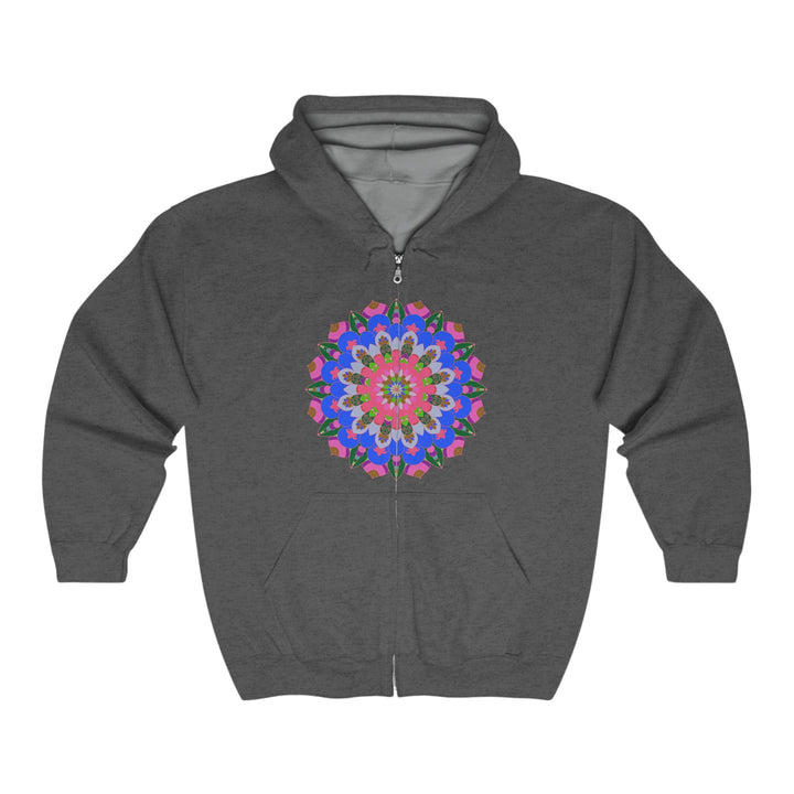 Vibrant Mandala Hoodie - Psychedelic Art Hoodie - Blululi