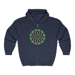 Vibrant Mandala Hoodie - Spiritual Art Hoodie - Blululi