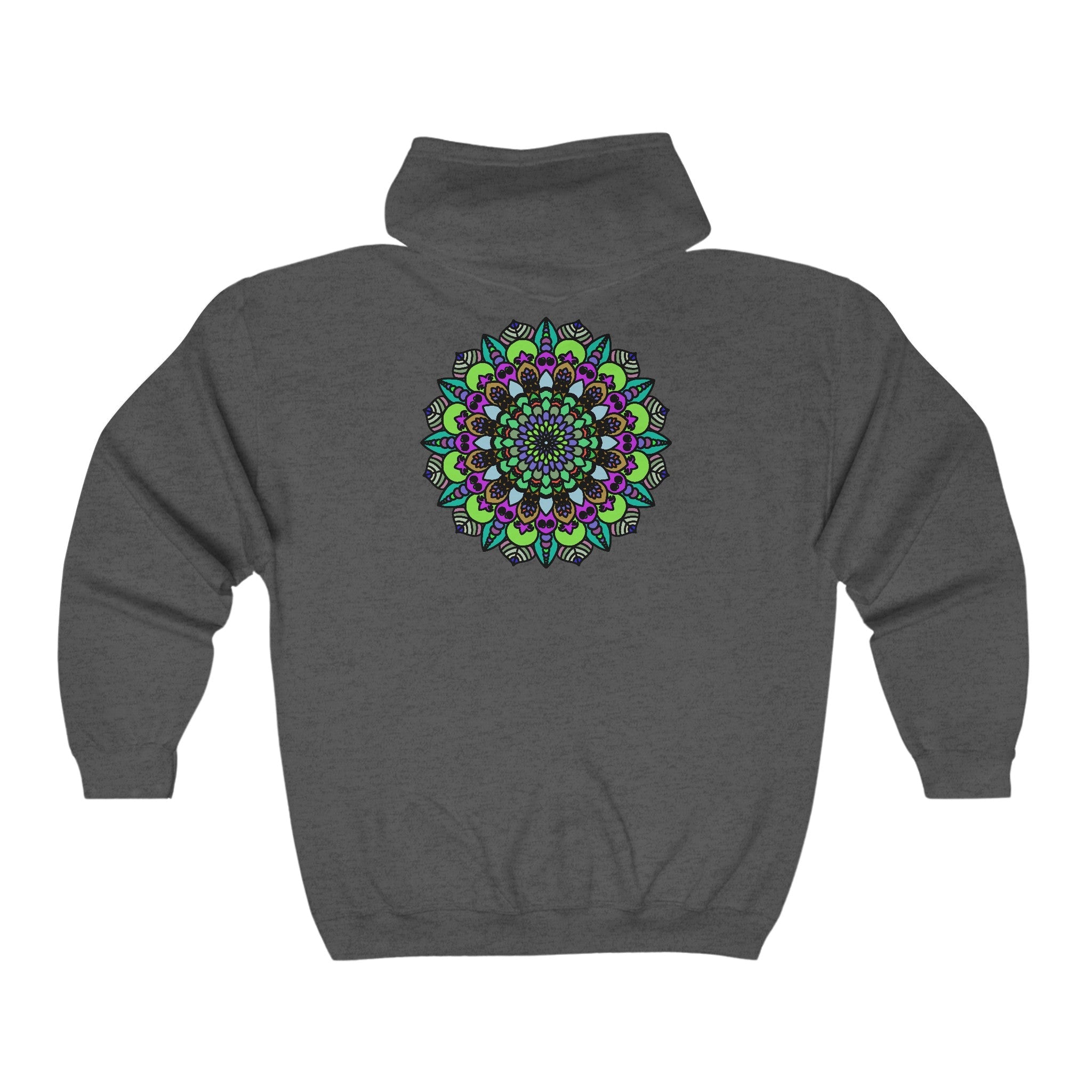 Vibrant Mandala Hoodie - Spiritual Art Hoodie - Blululi