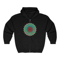 Vibrant Mandala Hoodie - Spiritual Harmony Hoodie - Blululi
