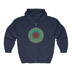 Vibrant Mandala Hoodie - Spiritual Harmony Hoodie - Blululi