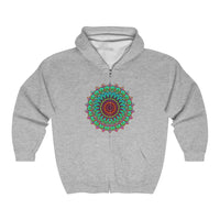 Vibrant Mandala Hoodie - Spiritual Harmony Hoodie - Blululi