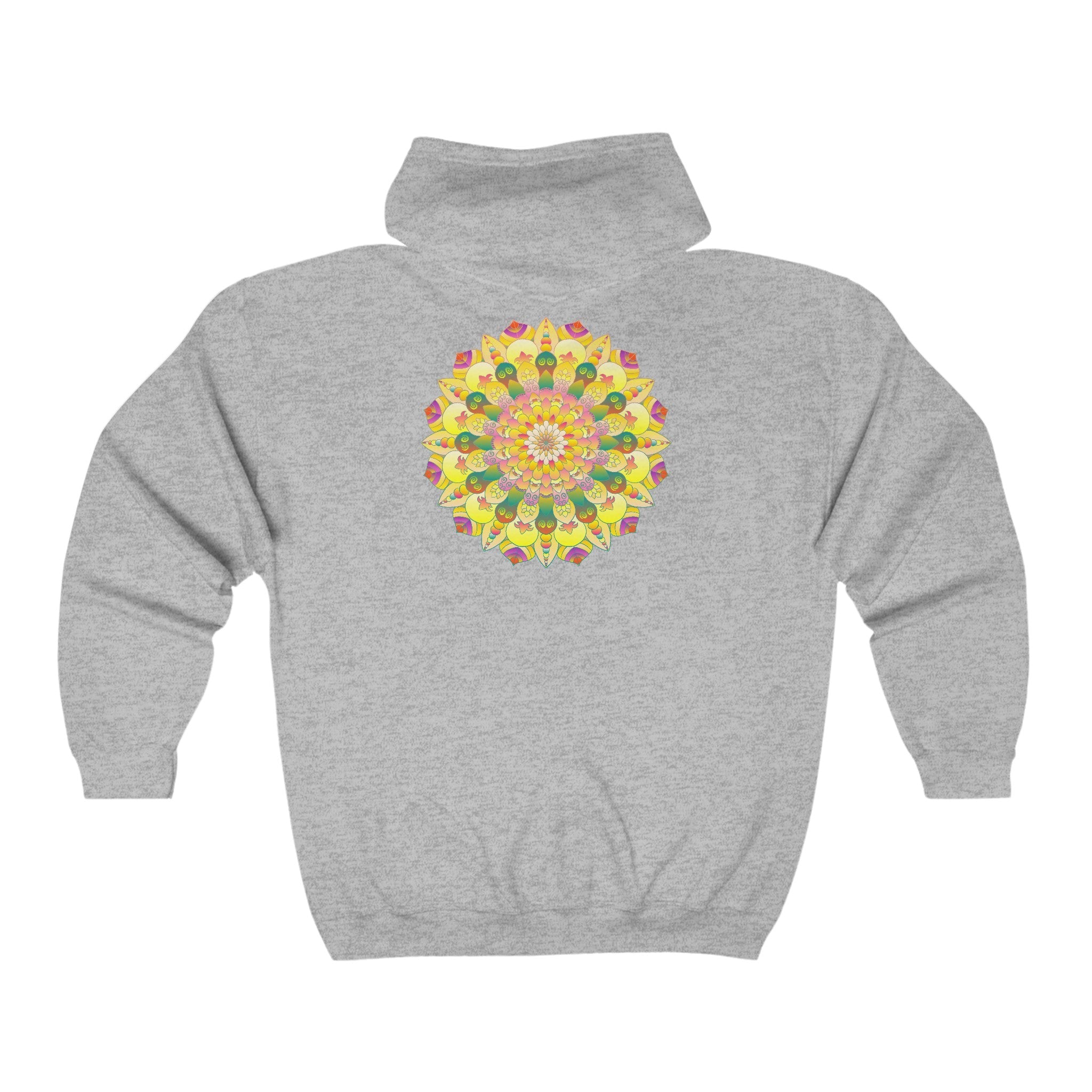 Vibrant Mandala Hoodie - Spiritual Peace & Harmony Hoodie - Blululi