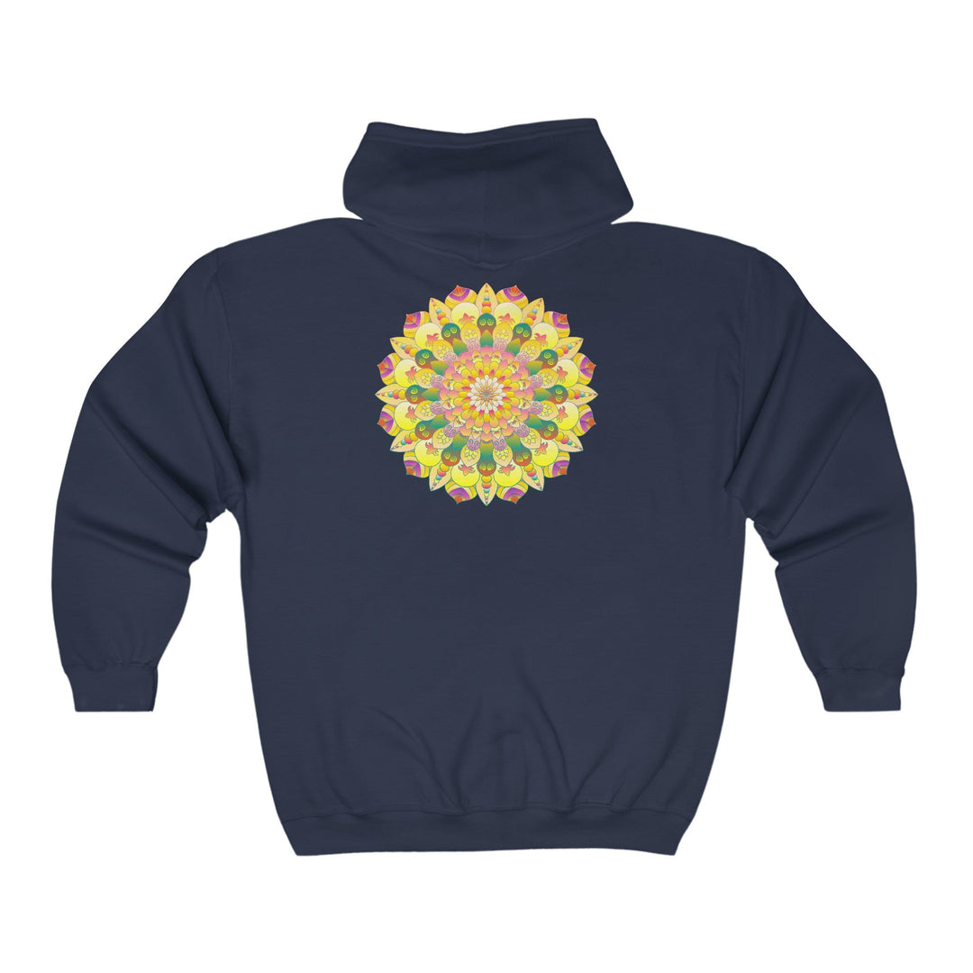 Vibrant Mandala Hoodie - Spiritual Peace & Harmony Hoodie - Blululi