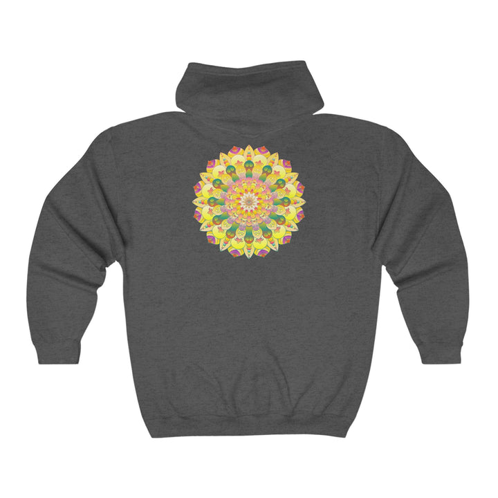 Vibrant Mandala Hoodie - Spiritual Peace & Harmony Hoodie - Blululi