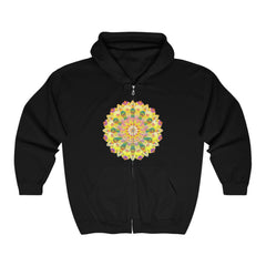Vibrant Mandala Hoodie - Spiritual Peace & Harmony Hoodie - Blululi