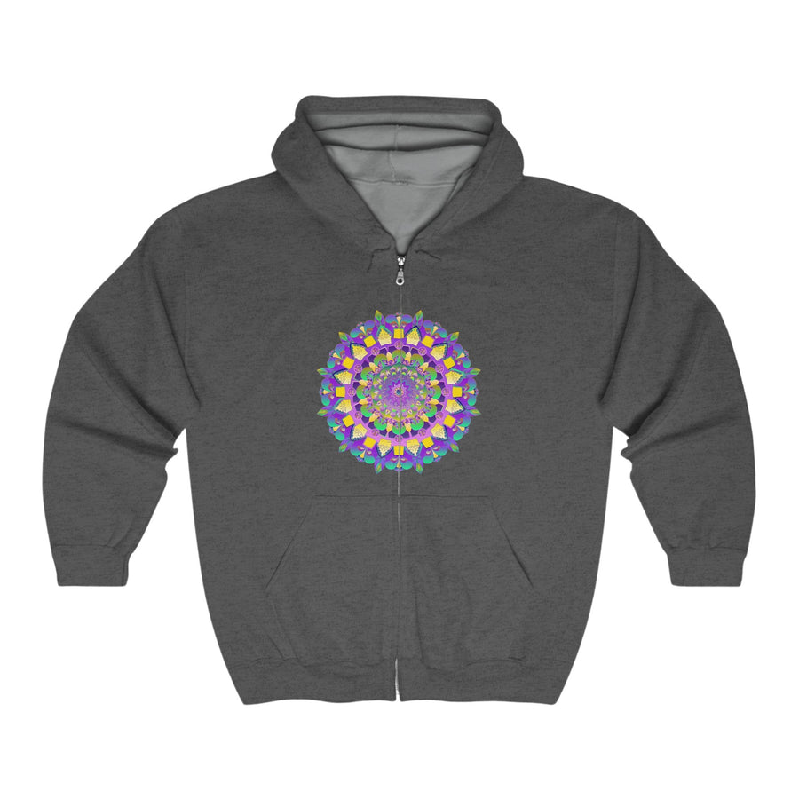 Vibrant Mandala Hoodie - Spiritual & Stylish Hoodie - Blululi