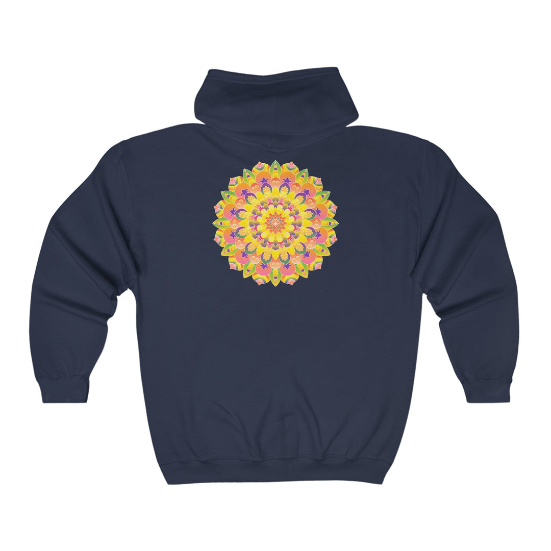 Vibrant Mandala Hoodie - Spiritual & Stylish Hoodie - Blululi