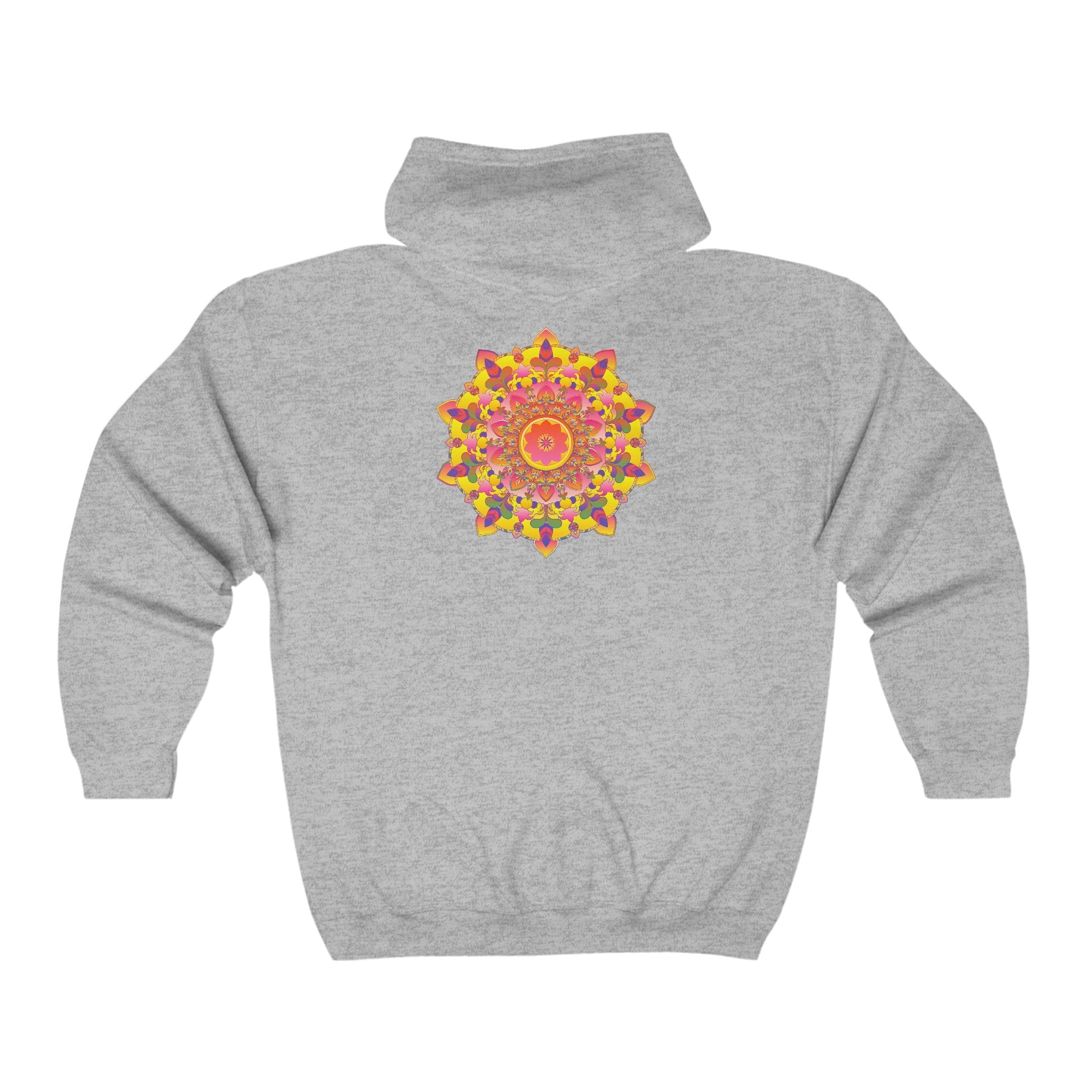 Vibrant Mandala Hoodie - Spiritual & Stylish Hoodie - Blululi