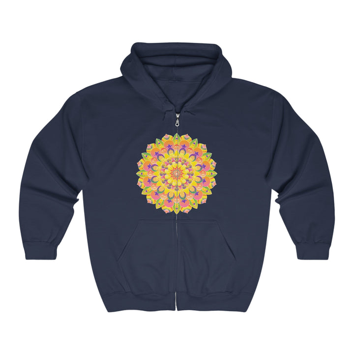 Vibrant Mandala Hoodie - Spiritual & Stylish Hoodie - Blululi