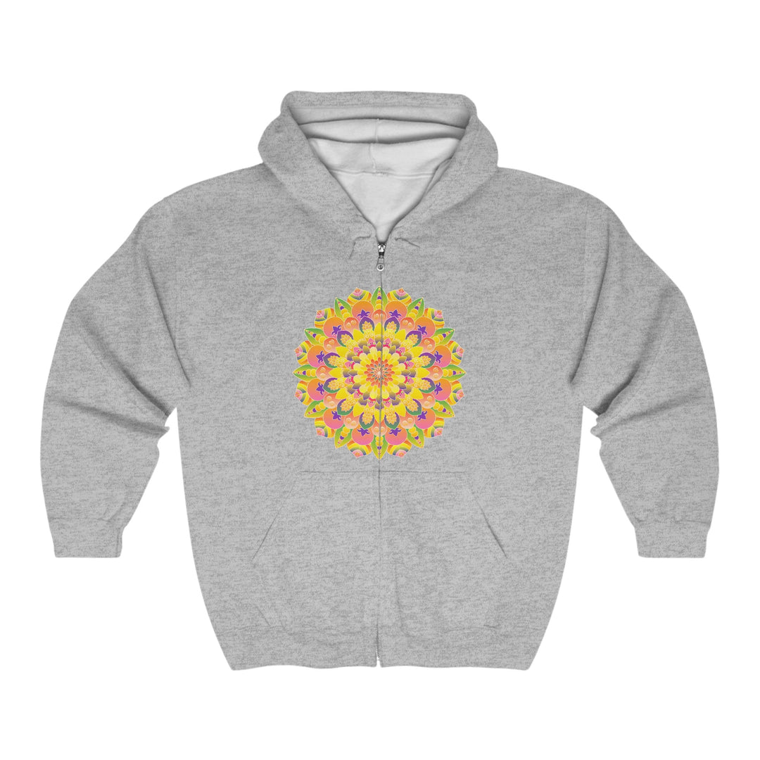 Vibrant Mandala Hoodie - Spiritual & Stylish Hoodie - Blululi