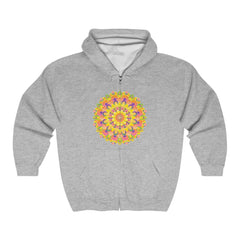Vibrant Mandala Hoodie - Spiritual & Stylish Hoodie - Blululi