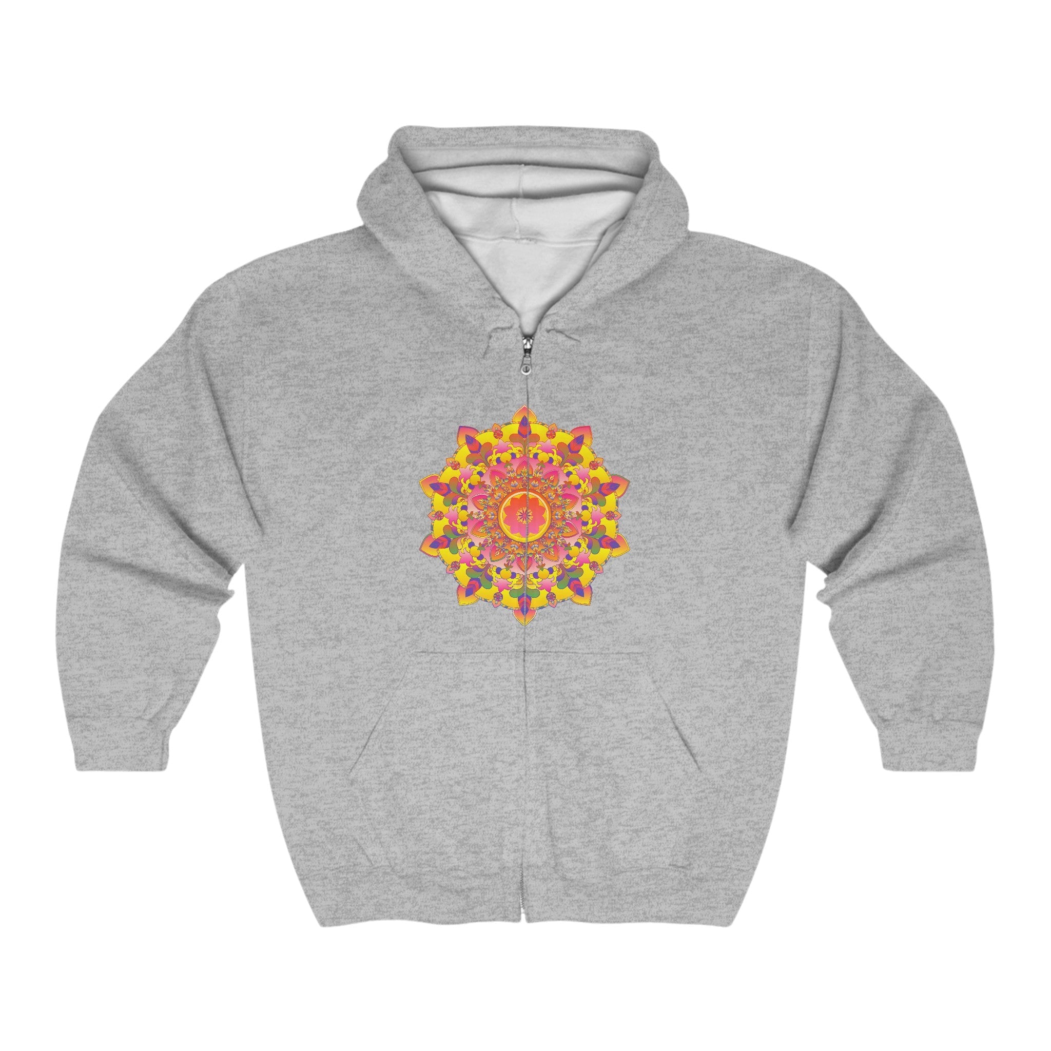 Vibrant Mandala Hoodie - Spiritual & Stylish Hoodie - Blululi