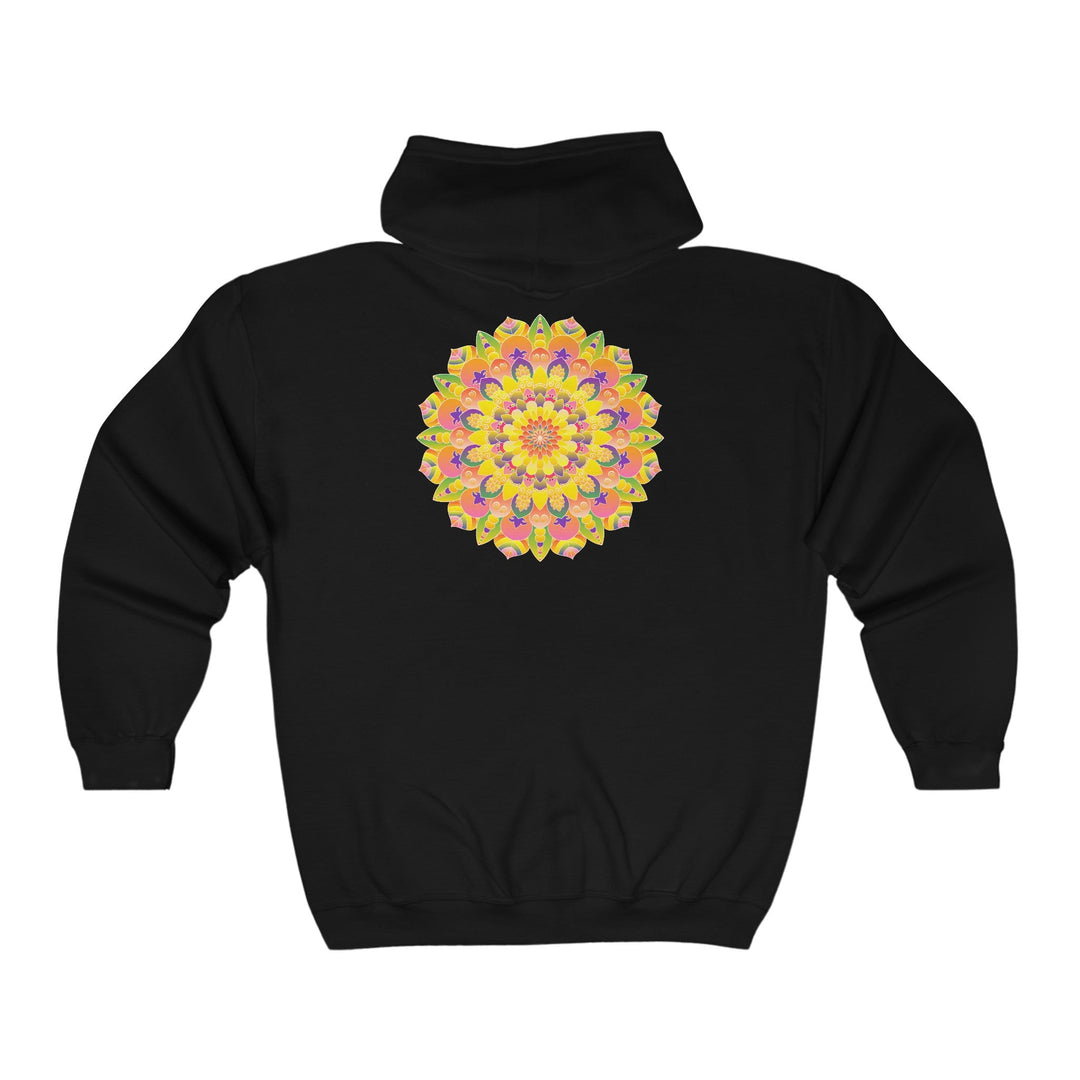 Vibrant Mandala Hoodie - Spiritual & Stylish Hoodie - Blululi