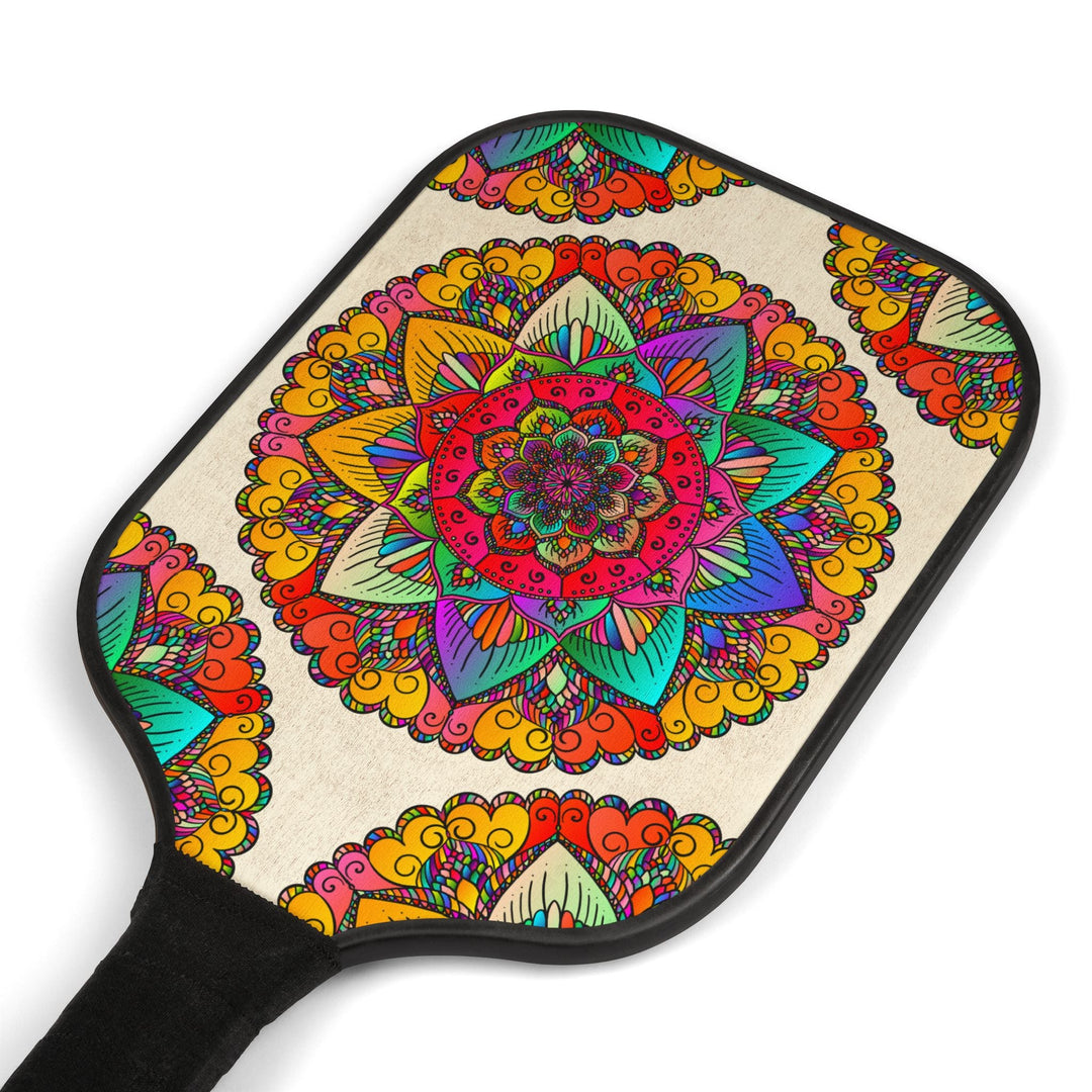 Vibrant Mandala Pickleball Kit Accessories - Blululi