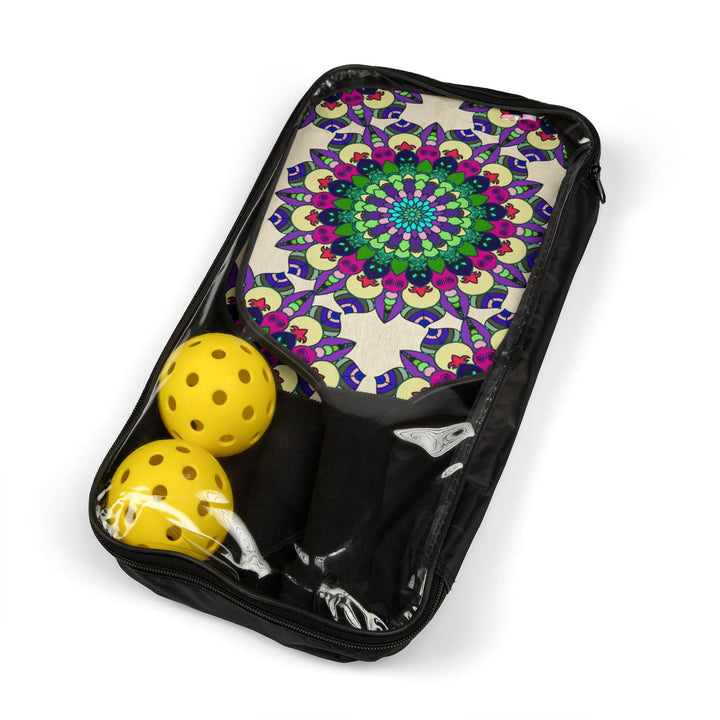 Vibrant Mandala Pickleball Kit Accessories - Blululi