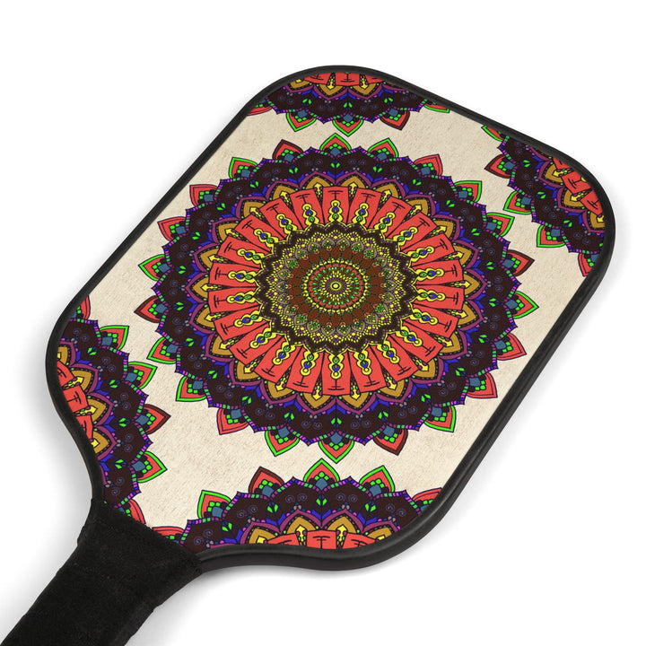 Vibrant Mandala Pickleball Kit Accessories - Blululi