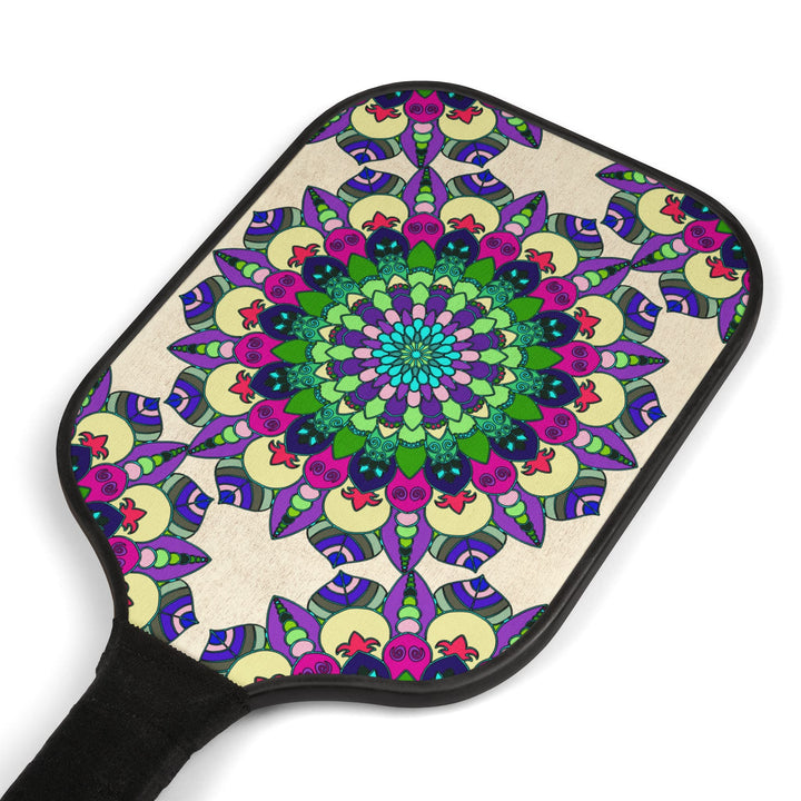 Vibrant Mandala Pickleball Kit Accessories - Blululi