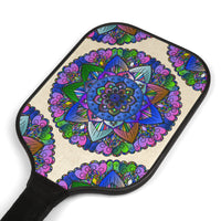 Vibrant Mandala Pickleball Kit Accessories - Blululi