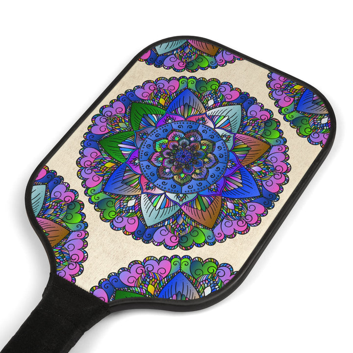 Vibrant Mandala Pickleball Kit Accessories - Blululi