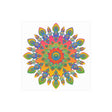 Vibrant Mandala Poster - Colorful Abstract Art Poster - Blululi