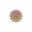 Vibrant Mandala Poster - Colorful Abstract Art Poster - Blululi